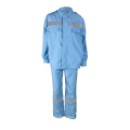 EN11611 New Product Navy Blue Anti-metal Splash Mechanic Fireproof Welding Suit
